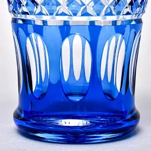  Голубой Аквамарин - Хрустальная Ваза VAL SAINT LAMBERT (Вал Сант Ламберт) Бельгия, конец 60-х гг. 