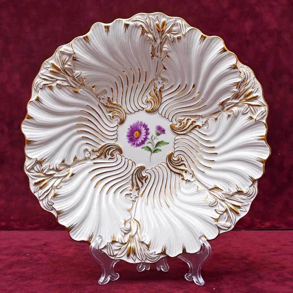 Антикварное Фарфоровое Блюдо - Тарелка MEISSEN, Германия - первая половина ХХ века.