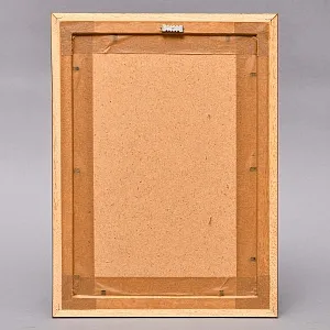 Авторская Коллекционная Картина - Рисунок «Старый Город - Прага», Чехия конец ХХ века.