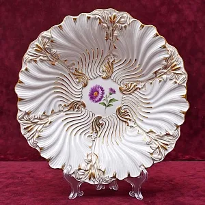 Антикварное Фарфоровое Блюдо - Тарелка MEISSEN, Германия - первая половина ХХ века.