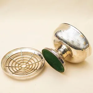 Антикварная Ваза для розовых бутонов «Rose Bowl», Silverplate, SHEFFIELD Англия - первая половина ХХ века.