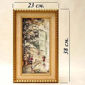 Картина - Городской Пейзаж «Старая Москва», Холст, Масло. Россия 2010 год.