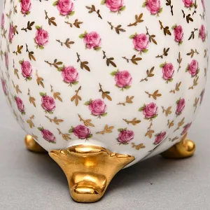 Фарфоровый Кувшин - Чайник для подачи горячего шоколада «РОЗЫ» с лопаткой, Limoges Франция.