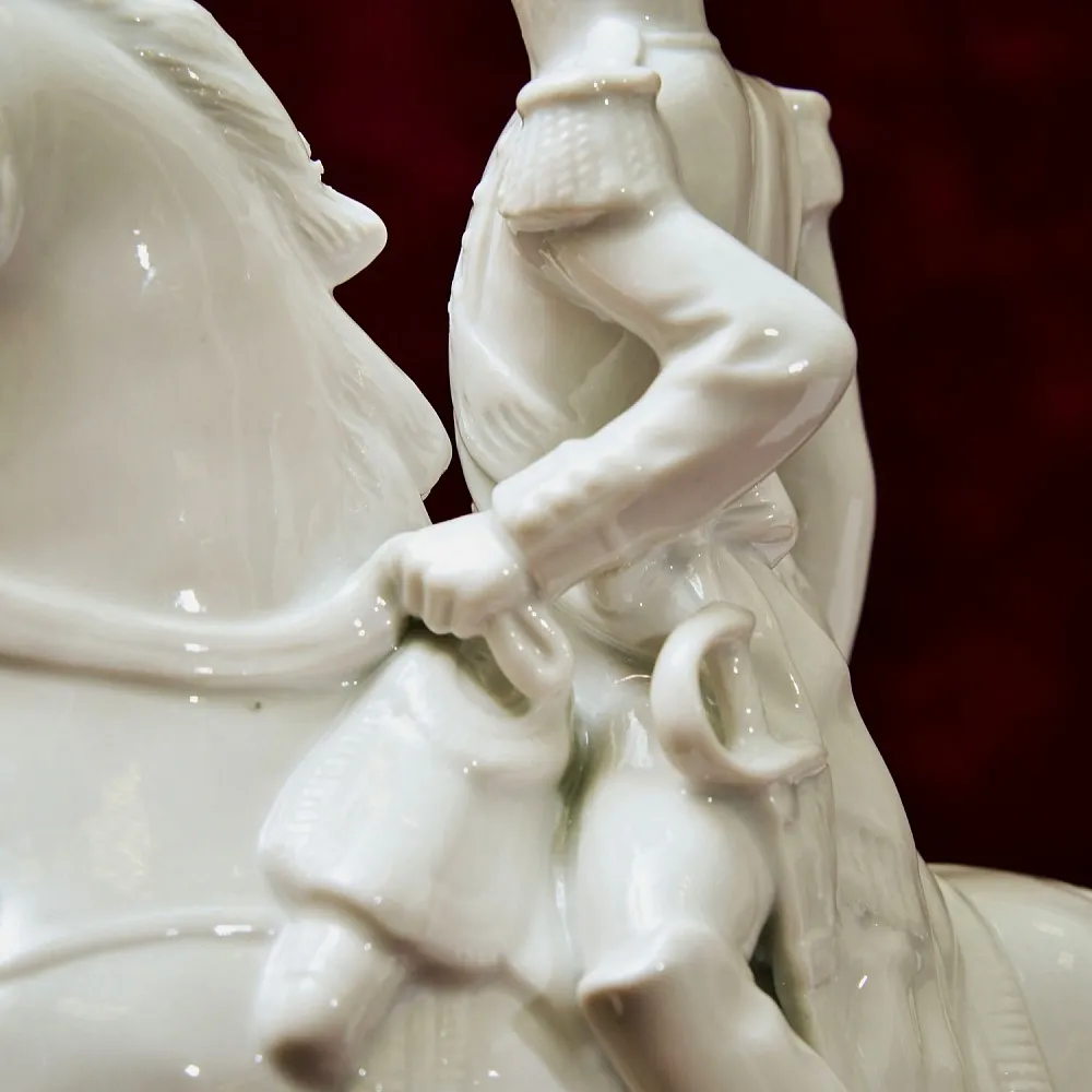 Коллекционная Статуэтка «Людовик Бонапарт на коне» Фарфор Scheibe - Alsbach Германия -1952-1972 г.