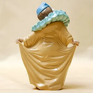 Коллекционная Фарфоровая статуэтка «Клоун - Мечты о цирке»  NAO by Lladro, Daisa, Испания -1988 год.