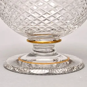 Винтажная Хрустальная Ваза с крышкой - Конфетница - Доза, SCHONBORNER, Германия 50-е гг.