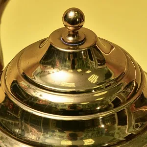 Большой Винтажный Латунный Чайник на 8 литров от фирмы MECAP Бельгия.