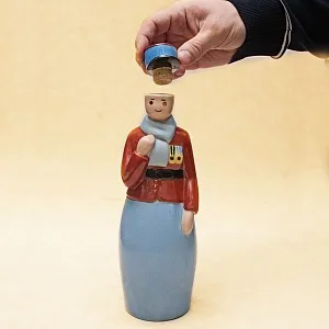 Штоф-Графин-Бутылка- Флакон для ликёра «Бывалый Жандарм», AРТ ДЕКО ROBJ ФРАНЦИЯ 1928г.