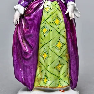 Полная Коллекционная серия Фарфоровых статуэток «Генрих VIII и его шесть жен», Sitzendorf Германия.