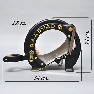 Винтажная Ручная Механическая Хлеборезка - Слайсер - Нож, RAADVAD Дания, середина ХХ века.