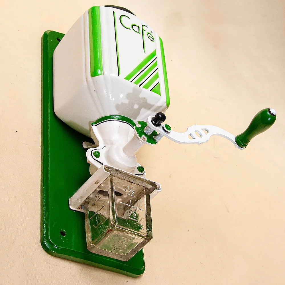 Старинная Настенная Ручная Механическая Кофемолка «PeDe» в стиле АРТ-Деко, Голландия.