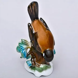 Авторская Фарфоровая статуэтка «Птица. Cиница», ROSENTHAL Германия, середина ХХ века.