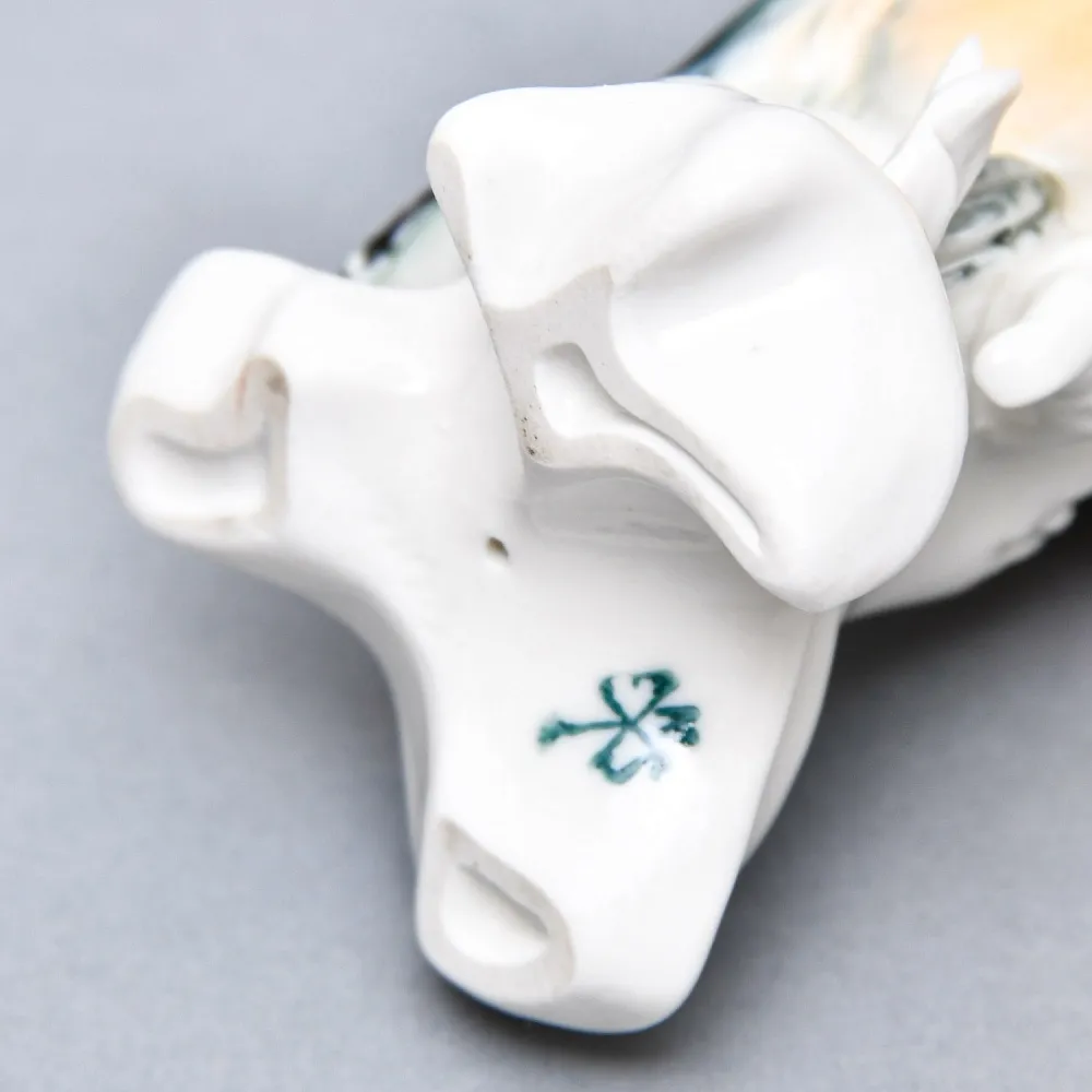 Птица - Статуэтка «Зимородок», Фарфор Карл Энс / Karl Ens, Германия, 50-е годы ХХ века.