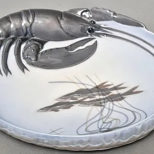 Коллекционное Блюдо для морепродуктов «ОМАР», Фарфор Royal Copenhagen Дания, 1969 - 1974 год. 