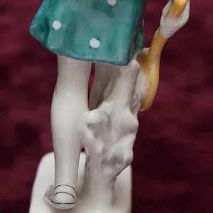 РЕДКОСТЬ!! Фарфоровая Статуэтка «Бадминтонистка», ЛФЗ СССР - 1955 год.