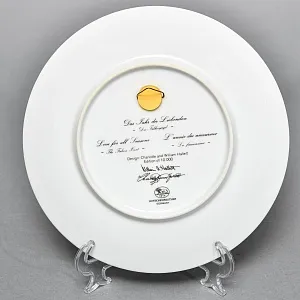 Коллекционная Фарфоровая тарелка «Соколиная охота», Hutschenreuther Германия. 