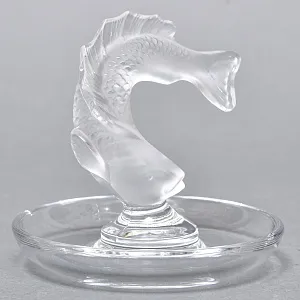 Хрустальная Подставка «РЫБКА» для колец и украшений в стиле Арт Нуво, Laligue Франция.