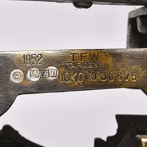 Старинные Кухонные - Торговые весы с чашками «SPERLING» на 10 кг. Варшава 50-е годы ХХ век!