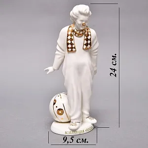 Авторская Коллекционная Фарфоровая Статуэтка Клоун - «Вячеслав Полунин» Россия. 