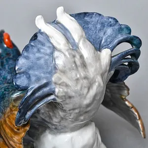 Птица Фарфоровая статуэтка «Охота - Тетерев», Карл Энс / Karl Ens Германия - 1958 год.