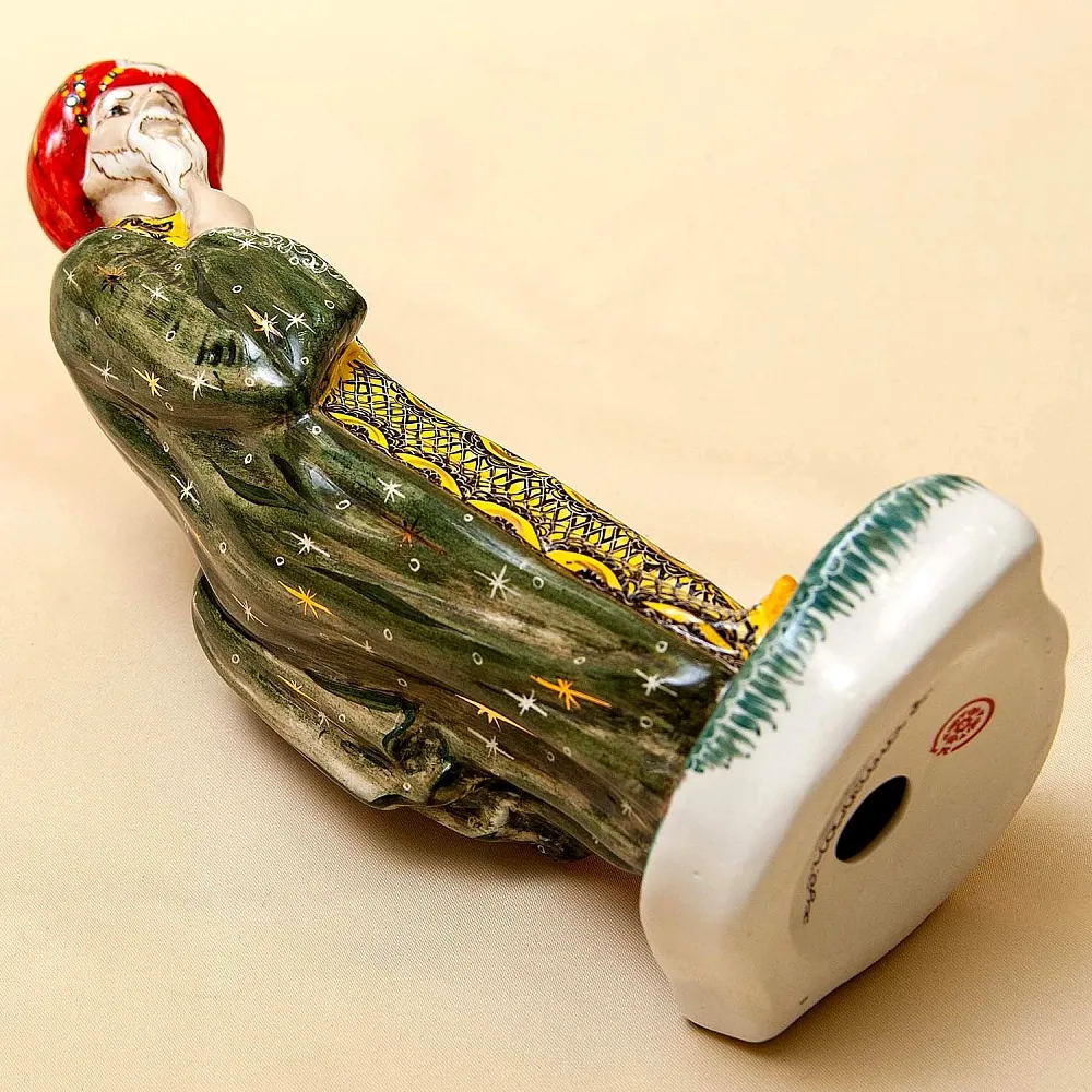 Авторская Коллекционная Фарфоровая Статуэтка «Старик Хаттабыч», Россия.