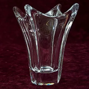 Редкость! Коллекционная Хрустальная Ваза, DAUM, Франция, вторая половина ХХ века.