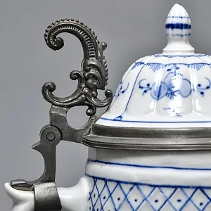 Антикварный Фарфоровый кувшин для пива, Bremer & Liebmann Германия, конец XIX - начало ХХ веков.