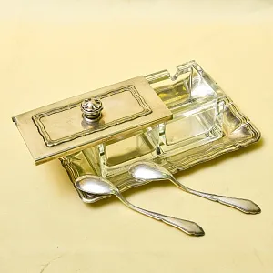 Набор для специй или соусов с двумя отделениями, Wellner Германия 1935 - 1958 годы.