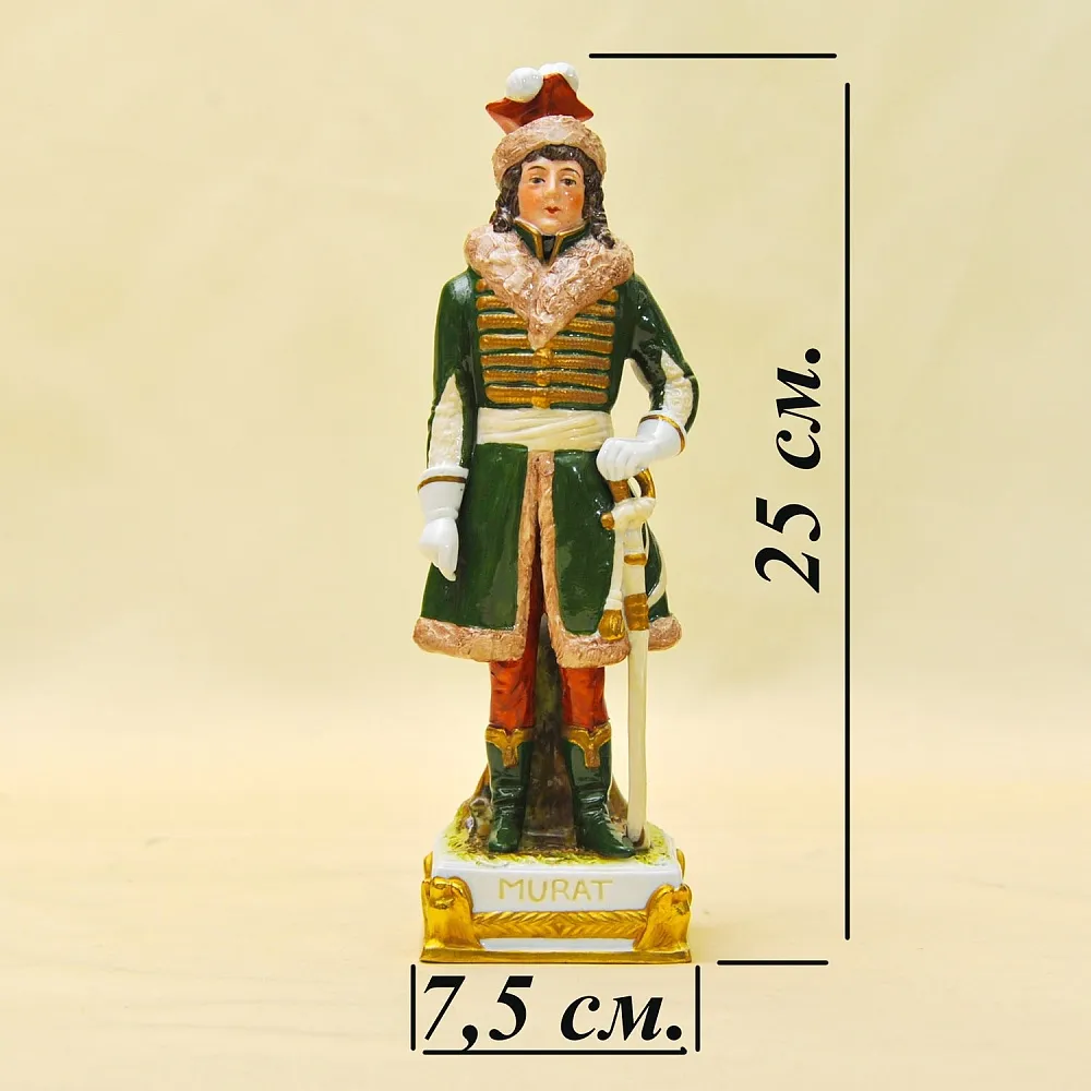 Статуэтка «MURAT» серия «Маршалы Армии Наполеона» Фарфор Scheibe - Alsbach.