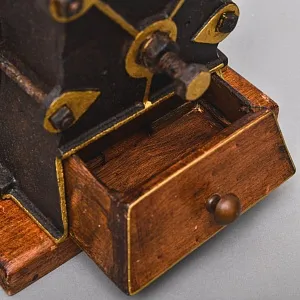 Большая Антикварная Чугунная Ручная Механическая Мельница №5, RAPIDE Германия начало ХХ века. 