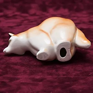 Коллекционный Триптих - Фарфоровые Статуэтки «Три Енота», ЛФЗ СССР -1962 год.