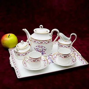 Кофейный сервиз «Тет-а-Тет» - «RAPPALO» Фарфор RICHARD GINORI, Италия 70-е годы ХХ века.