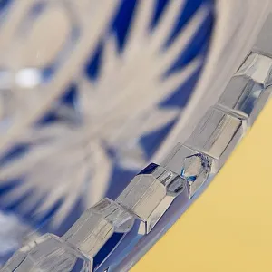 Конфетница - Фруктовница на ножке Хрусталь JOSKA BODENMAIS Германия D-28 см., 60-е гг.