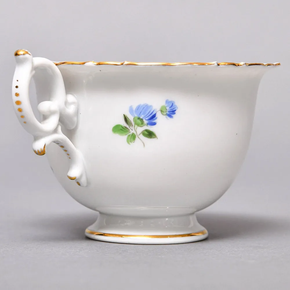 Чайный набор «Мейсенский букет» на 6 персон, Фарфор MEISSEN Германия, 1924 - 1934 годы. 