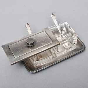 Набор для специй или соусов с двумя отделениями, Wellner Германия - 60 гг.