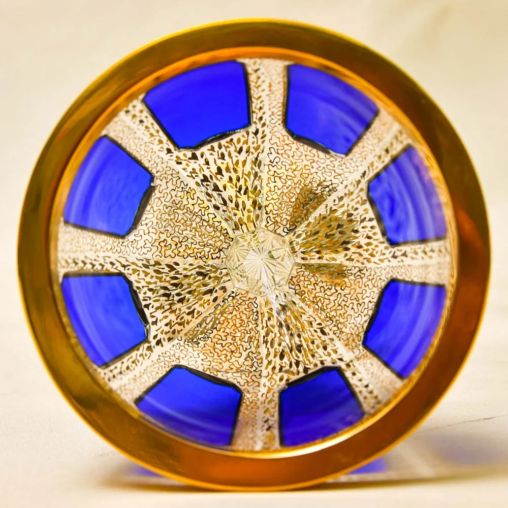 Креманка - Ваза - Орешница «Голубой Сапфир», ERNST WITTIG, Германия.