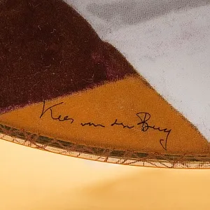 Коллекционная Тарелка «Натюрморт на секретере» Фарфор, Royal MOSA, Голландия -1989 год.