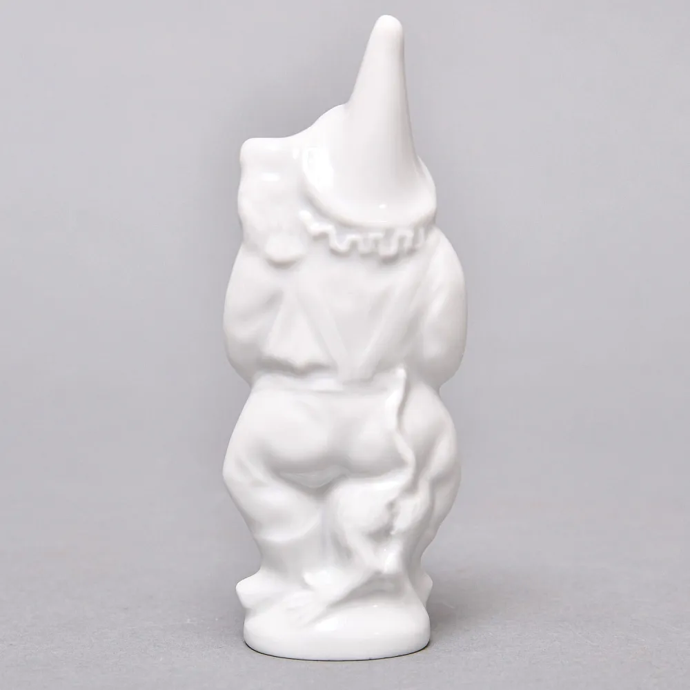 Коллекционная Фарфоровая статуэтка «Клоун с совой и обезьяной», MEISSEN /МЕЙСЕН Германия.