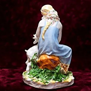 Редкость! Фарфоровая Статуэтка «Аленушка и братец Иванушка» ЛЗФИ. СССР 60-е годы ХХ века..