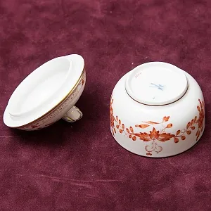 Чайный Сервиз «Индийский цветок» на 6-ть персон Фарфор MEISSEN / МЕЙСЕН Германия.