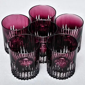 Набор - Хрустальные Стаканы «Barthmann» DOROTHEENHUTTE Германия 60 годы ХХ века.