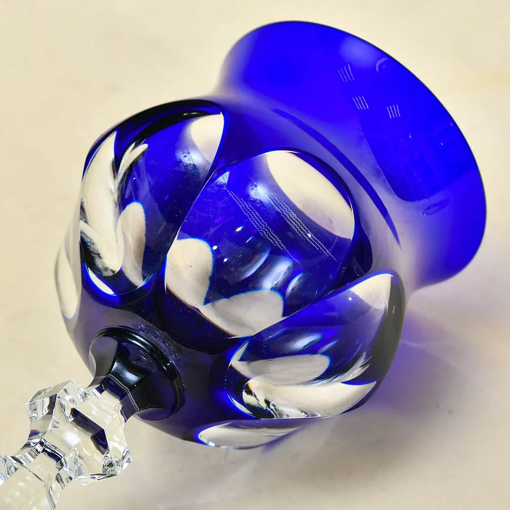 «МЭРИЛИН» - Шесть Бокалов из Цветного Хрусталя, NACHTMANN Германия, 60 -е годы ХХ века.