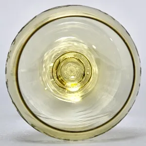 Антикварный Набор бокалов для Вина 6 шт. «MICADO CARAMEL», Saint Louis. Франция, начало ХХ века.