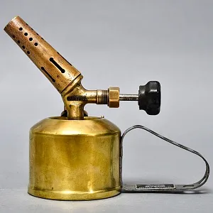 Винтажная Бензиновая Горелка - Паяльная Латунная Лампа, BARTHEL Германия -50 гг. 