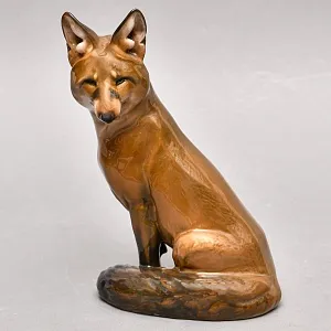  Авторская Коллекционная статуэтка «ЛИСА», Фарфор ROSENTHAL Германия - 1940 год.