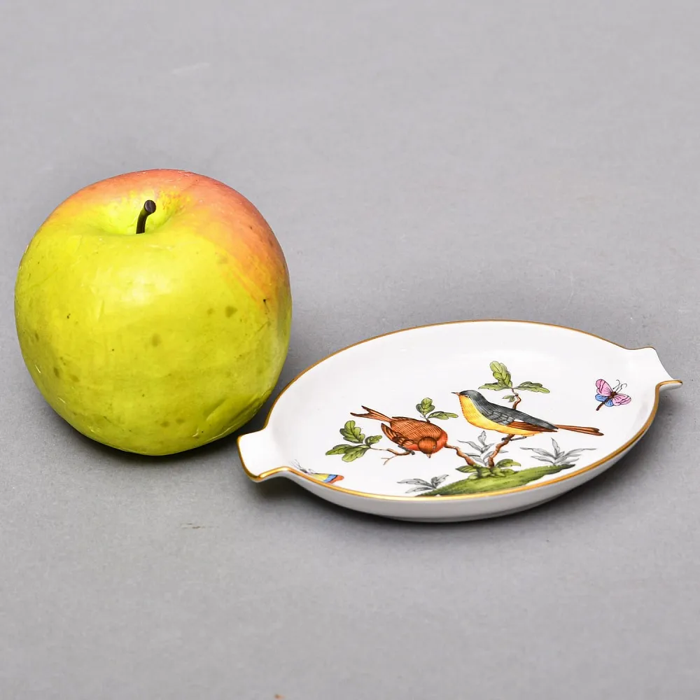 Небольшая Фарфоровая мелочевница - пепельница «ROTHSHILD BIRDS», HEREND Венгрия. 