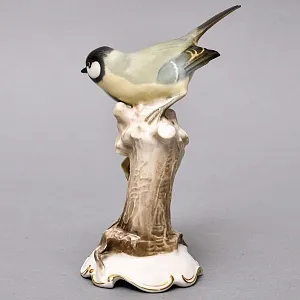  Коллекционная Фарфоровая статуэтка «Птица. Синица», Hutschenreuther Германия, 1955 -1968 годы. 