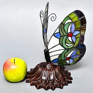 Электрическая Лампа - Светильник - Ночник «Бабочка Тиффани» Ар-Нуво, США конец ХХ века.. 