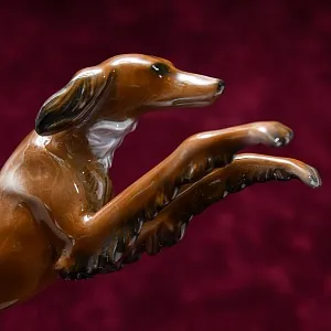 Редкость! Коллекционная Фарфоровая Статуэтка «Девушка и Собака», ROSENTHAL Германия -1944 год.