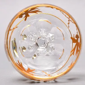 Коллекционный Бокал для Вина «Золотая Симфония», Хрусталь JOSEPHINENHUTTE, Германия. 